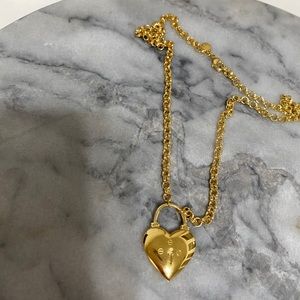 Gorjana heart lock necklace